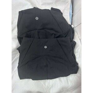 Lululemon High Rise Leggings Women Size 2 Black with Mesh Bundle Lot of 2